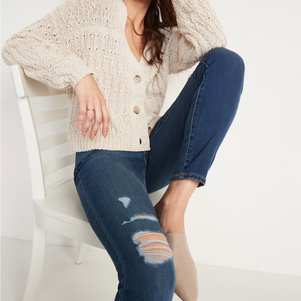 Old Navy Pop Icon Skinny Jeans Mid-Rise 16